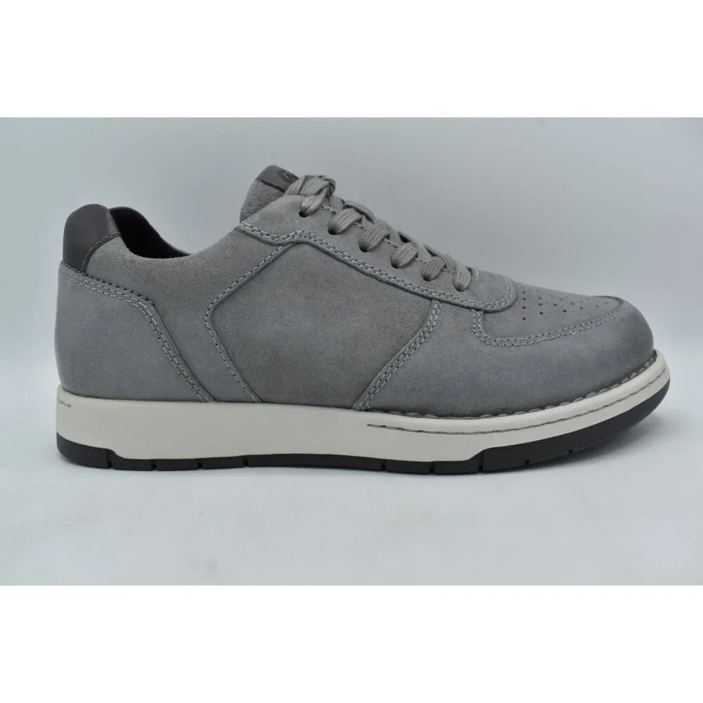Born Mens Size 11.5‎ Captain Grey Distressed Leather Lace Up Sneakers Shoes
